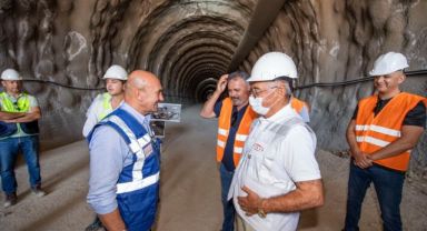 Başkan Soyer Buca Onat Tüneli’ndeki çalışmaları inceledi