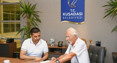 Bilim insanı Emre Kongar'dan Başkan Ömer Günel'e ziyaret