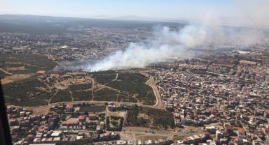 İzmir’deki yangına 6 dakikada müdahale