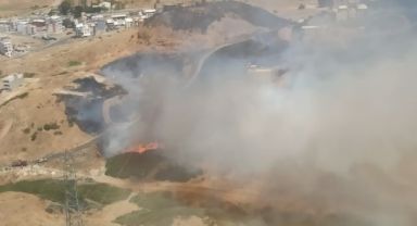 İzmir'in iki ilçesinde yangın
