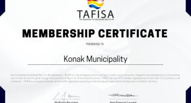 Konak, TAFISA’ya tam üye oldu