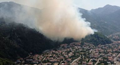 Marmaris'te yangın yıl dönümünde yine orman yangını