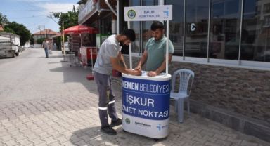Menemen İŞ-KUR hizmet noktası vatandaşın ayağına gidiyor