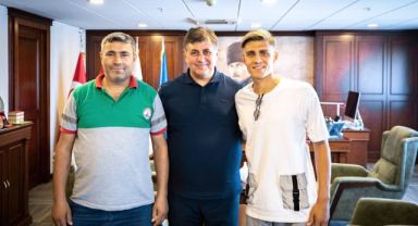 Tugay, Karşıyaka'nın gururu Kazımcan'ı ağırladı