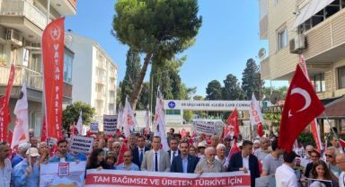 VATAN PARTİSİ VE TGB ŞİRİNYER NATO KARARGAHI ÖNÜNDEN SESLENDİ