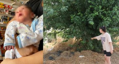17 gün önce ağaç altına bırakılan bebeğin ailesi bulundu