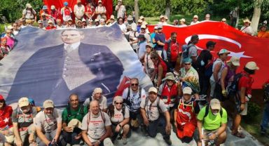 Afyon’dan İzmir’e Zafer Yürüyüşü devam ediyor