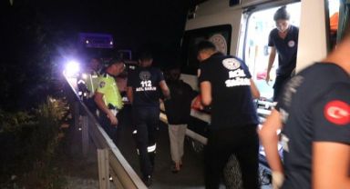 Anadolu Otoyolu'nda ekipleri harekete geçiren kaza