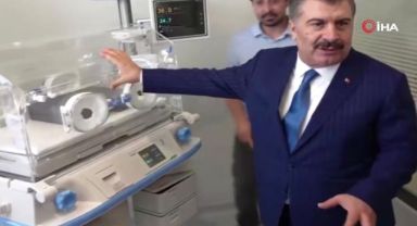 Bakan Koca, açılış için gün sayan Etlik Şehir Hastanesi'ni inceledi