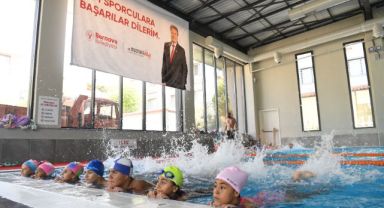 Çambidi’nde yüzme keyfi başladı