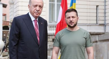 Cumhurbaşkanı Erdoğan, Lviv'de Zelenskiy ile görüştü