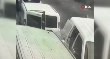Hırsızların rahatlığı ise ‘pes’ dedirtti!