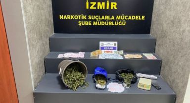 İzmir'de evinde uyuşturucu ele geçirilen kişi tutuklandı