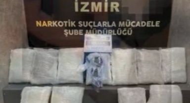 İzmir'de klima içerisine gizlenen 18 kilo uyuşturucuyu ele geçirildi