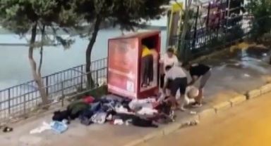 İzmir'deki giysi kutusu talanında 4 tutuklama