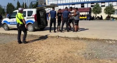 Kaçmak isteyen göçmenler, kaldıkları odayı ateşe verdi