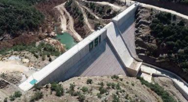 Kelebek Barajı'nda su tutuldu