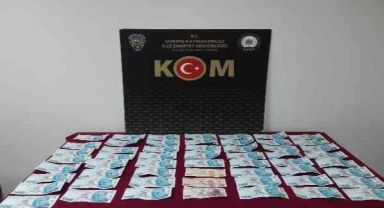 Sahte paralarla polise yakalanan kişi gözaltında