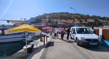 Teknenin pervanesi ayağını kopardı
