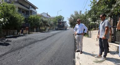 Urla Belediyesi’nden asfalt ve parke hamlesi
