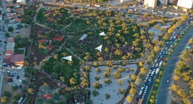 8 bin kişiyle park açılışı