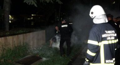 Adliye binasının önünde üzerine benzin döküp kendisini yakmaya kalktı