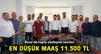 Başkan Kılıç işçinin yüzünü güldürdü: Buca'da en düşük maaş 11 bin 500 TL