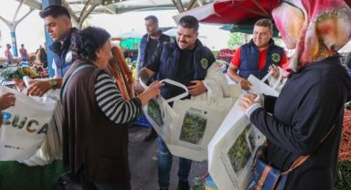 Buca pazarlarında çevre farkındalığı
