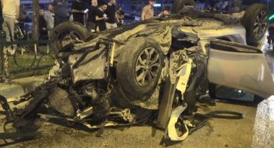 Bursa'da feci kaza!