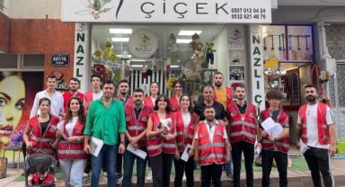 CHP Buca Gençlik Kolları Sahada