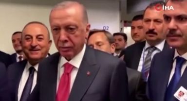 Erdoğan'dan gazeteciye: 'O Biden, ben Erdoğan'ım'