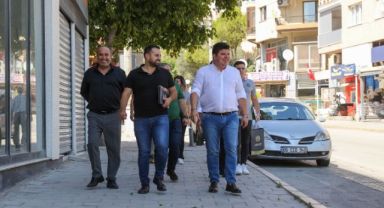Buca'da esnaf ziyaretleri hız kesmiyor