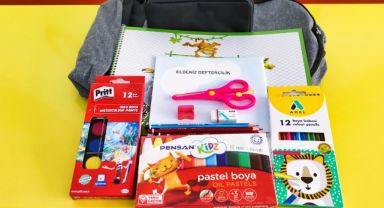 Gaziemirli öğrencilere kırtasiye desteği