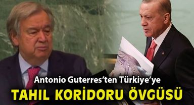 Guterres: 'Türkiye'nin desteğiyle olağanüstü bir anlaşma sağlandı'