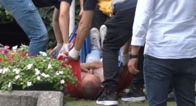 İş yerine silahlı baskın! Hem dövüldüler hem de silahla vuruldular