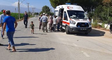 İzmir'de trafik kazasında yaşlı çift yaralandı