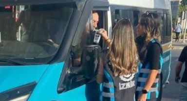 İzmir'de yolcu minibüslerine şok denetleme