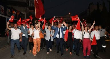 Karabağlar'da kortej yürüyüşü ve Mustafa Özarslan konseri