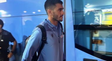 Trabzonspor kafilesi yeni transferi Maxi Gomez ile geldi
