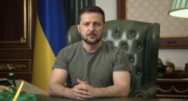 Ukrayna Devlet Başkanı Vladimir Zelenskiy: 'İzyum kentinde toplu mezar bulundu'