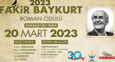 2023 Fakir Baykurt Roman Ödülü için geri sayım başladı