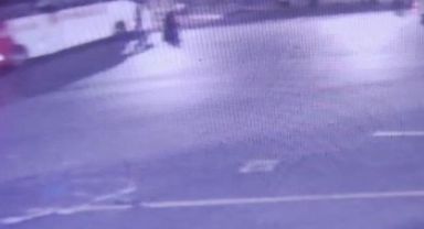 Alibeyköy Cep Otogarı'ndaki feci kaza kamerada
