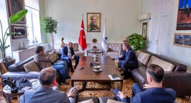Başkan Soyer Göztepe Başkanı Ankersen’i ağırladı