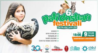 Çiğli Belediyesi 6. Pati Dostları Festivali'ne hazır