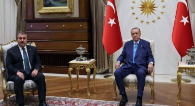 Cumhurbaşkanı Erdoğan, BBP Genel Başkanı Destici'yi kabul etti
