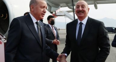 Cumhurbaşkanı Erdoğan ve Aliyev, Zengilan Uluslararası Havalimanının açılışını yaptı