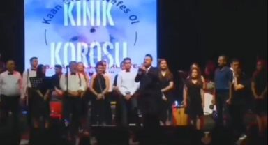 Kınık Belediye Korosu Kaan Efe için sahne aldı