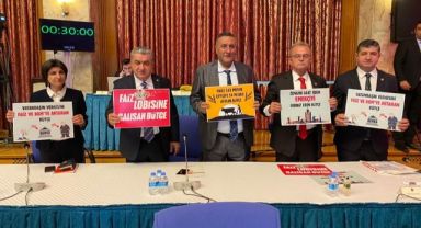 Serter’den bütçeye eylemli eleştiri