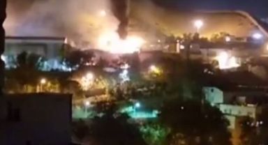 Tahran'daki Evin Hapishanesi'nde yangın