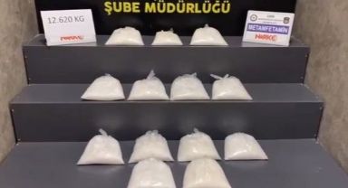 Zehir taşıyan araç İzmir'e sokulmadı: 12 kilogram metamfetamin yakalandı